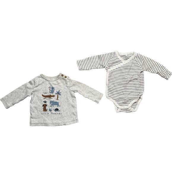 Baby Boy 3–6M Clothing Lot Footed Pajamas Pants Gap Burt’s Bees- 22 Pieces Total - Picture 6 of 8